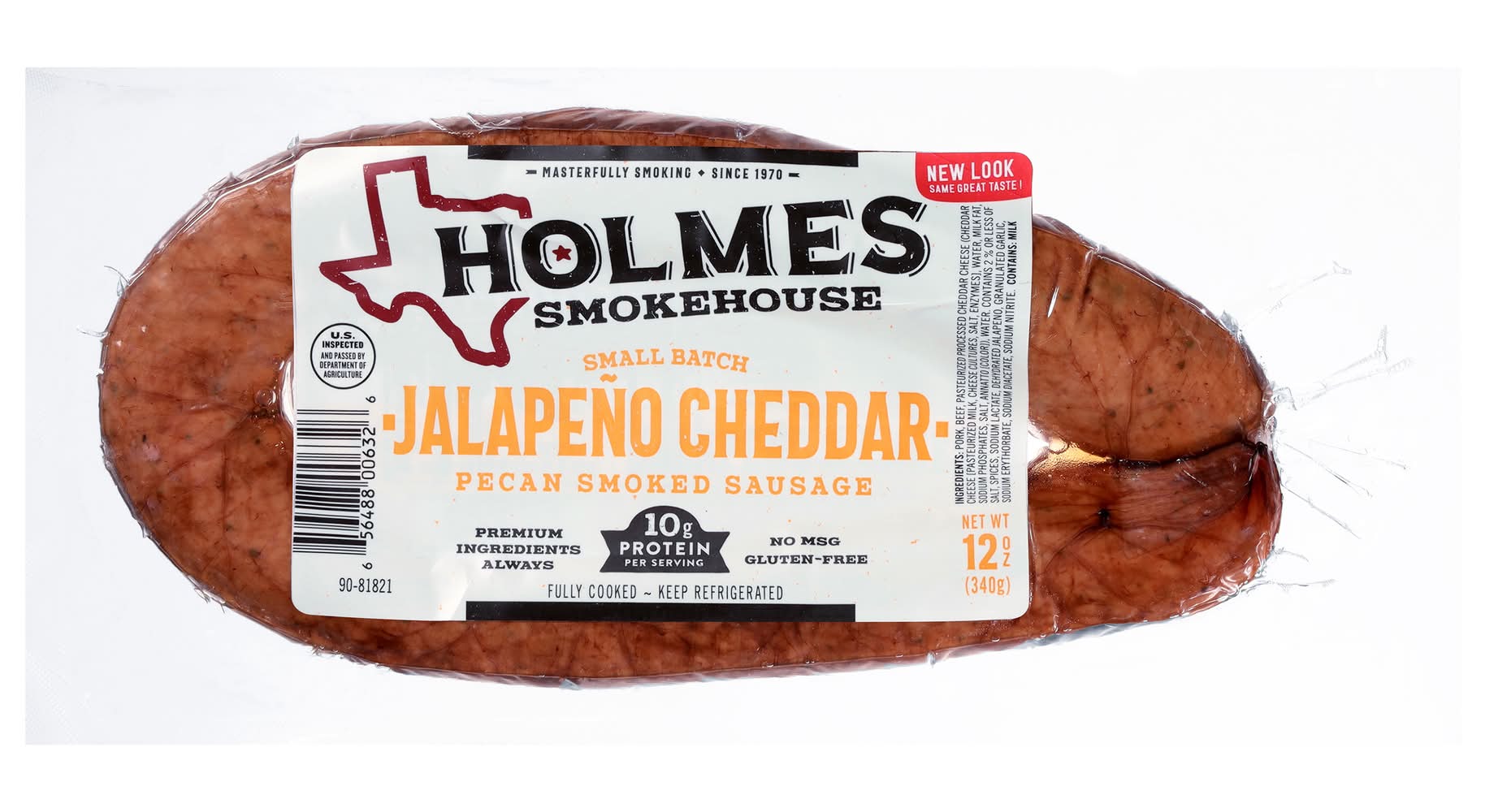 Holmes Smokehouse Jalapeno & Cheese Smoked Sausage Rope (12 oz)