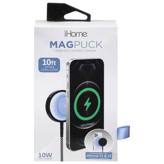 Ihome Long Cord 10 ft Magpuck