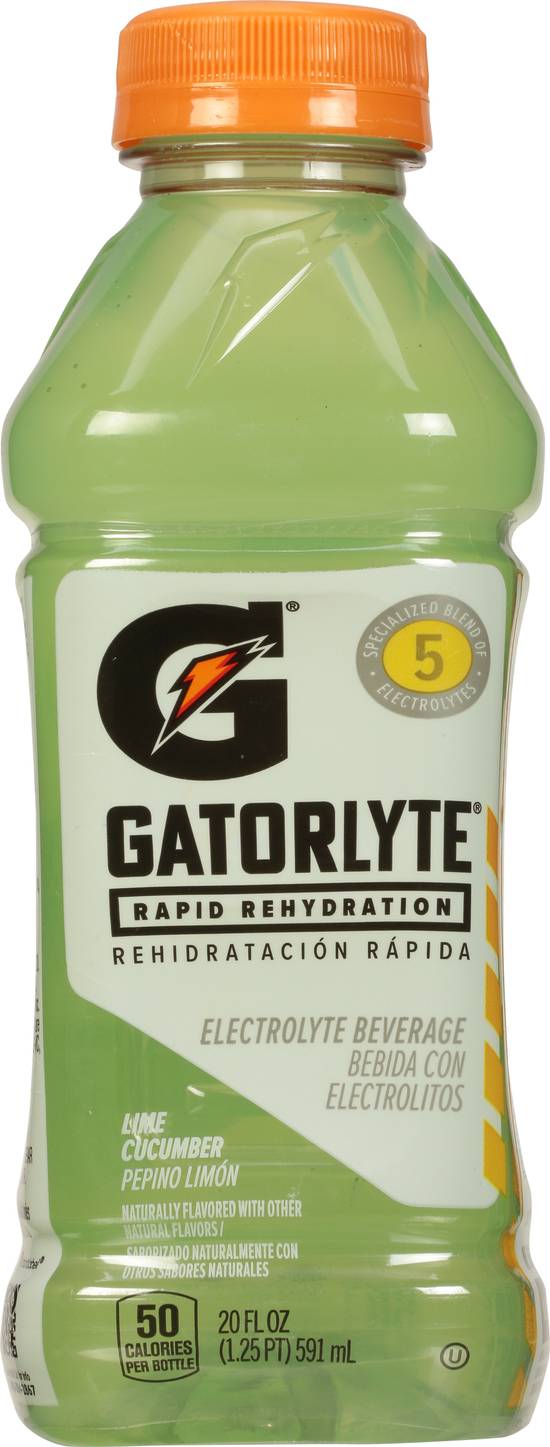 Gatorlyte Electrolyte Beverage (20 fl oz) (lime cucumber)