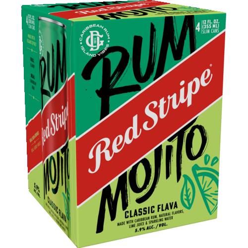 Red Stripe Rum Mojito 4 Pack Cans