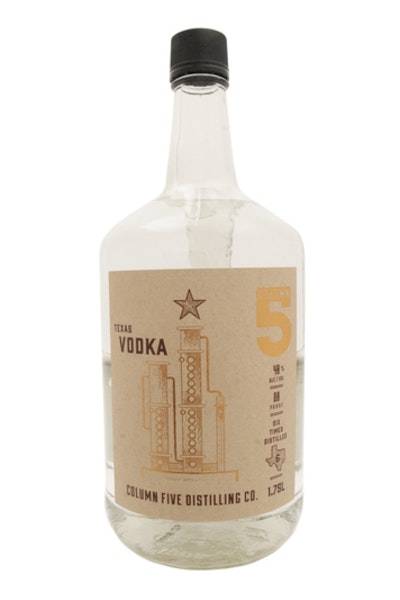 Column Five Distilling Co. Texas Vodka (1.75 L)