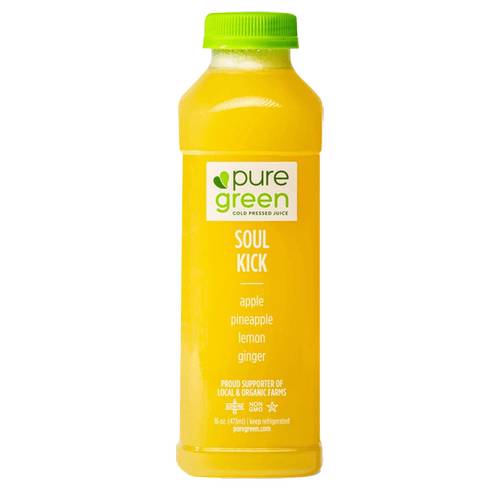 Pure Green Soul Kick Cold Pressed Juice (16 fl oz)