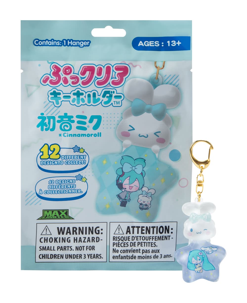 Hatsune Miku X Cinnamoroll™ Bling Bag Hanger Figure (Styles May Vary)
