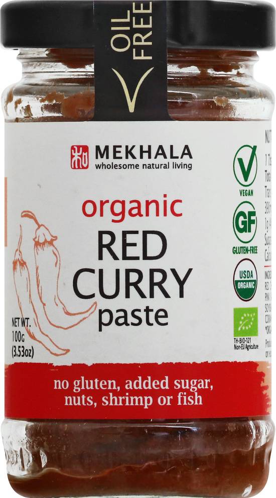 Mekhala Living Organic Red Curry Paste