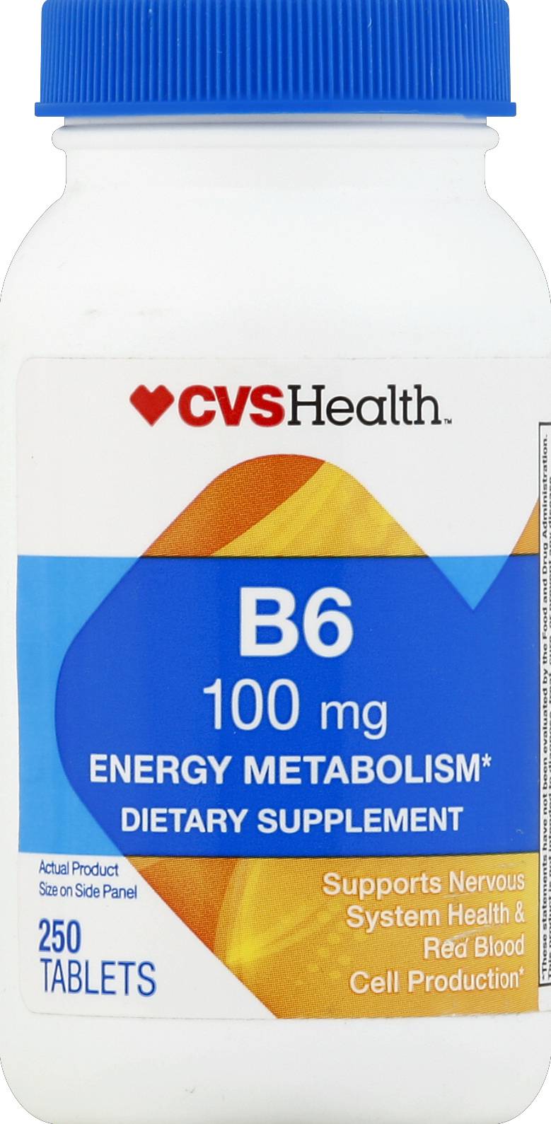 CVS Health Vitamin B6 100mg Energy Metabolism Tablets (250 ct)