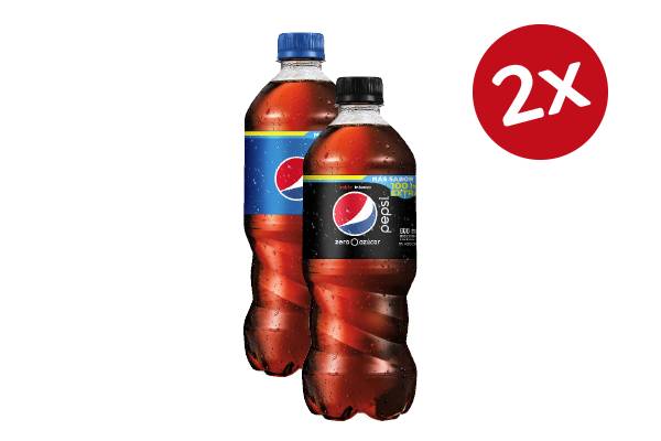 2x Bebidas Pepsi 600cc
