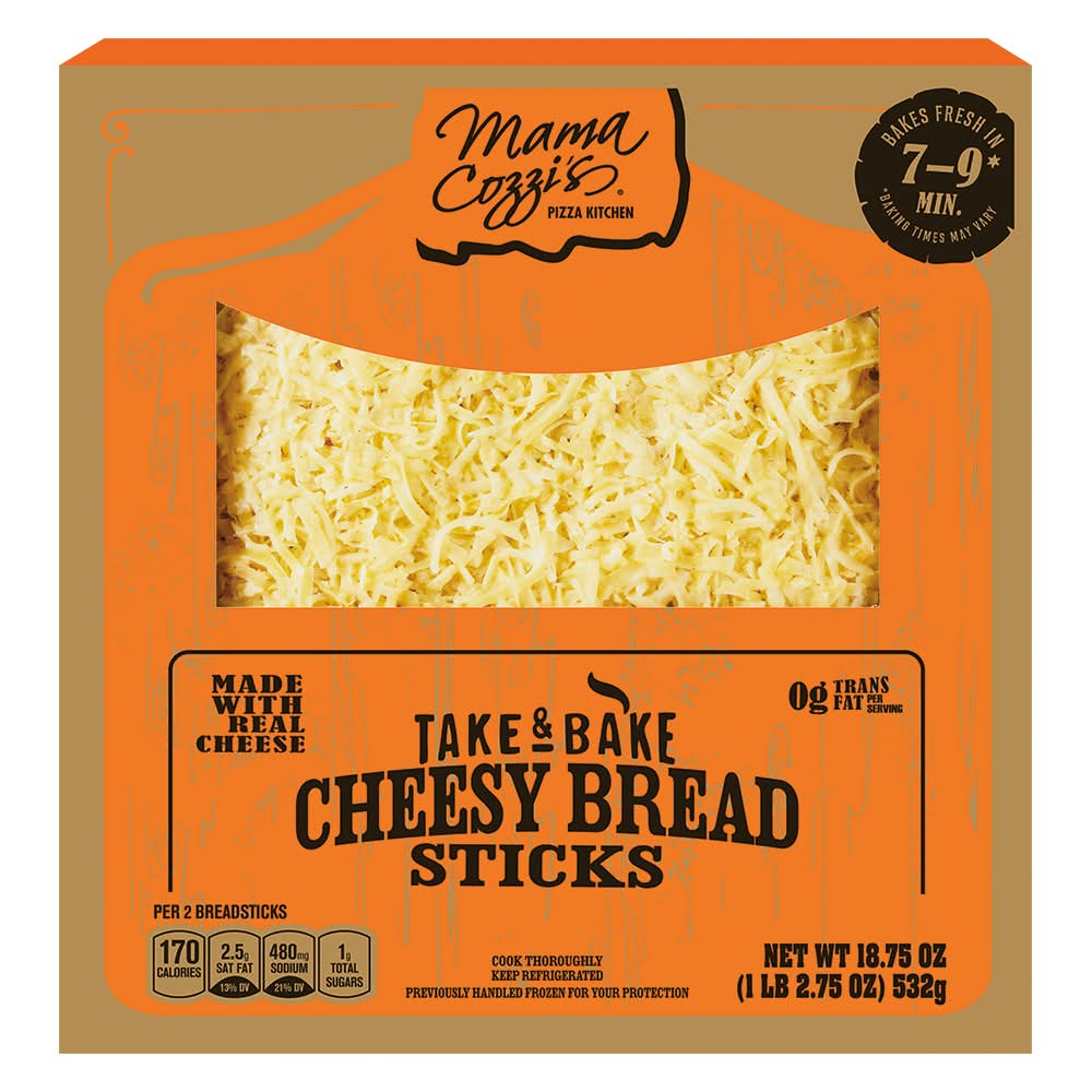 Mama Cozzi's Pizza Kitchen Take & Bake Cheesy Bread Sticks (18.75 oz)