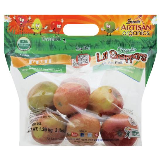 Stemilt Organic Fuji Apples (3 lbs)