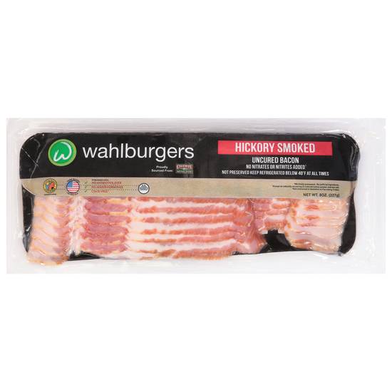 Wahlburgers Uncured Hickory Smoked Bacon (coleman)