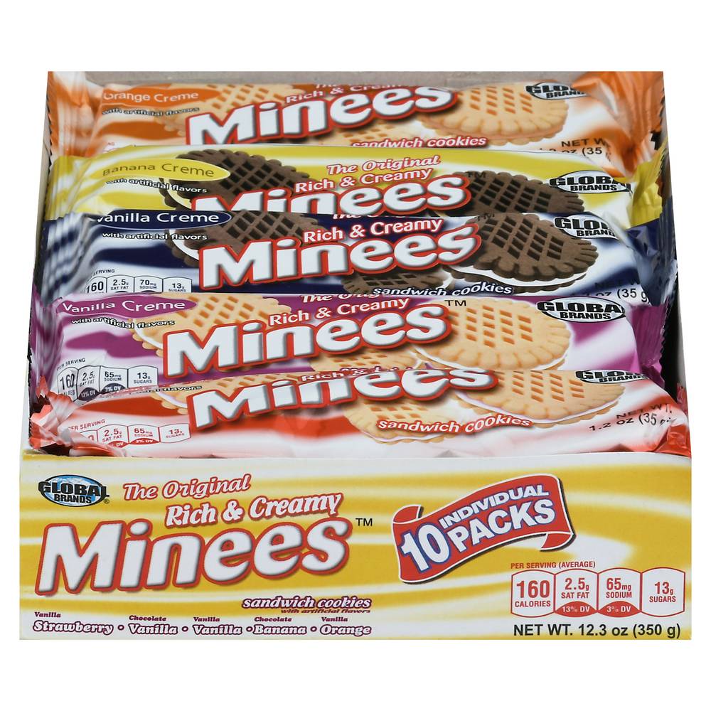 Global Brands Minees the Original Rich & Creamy Sandwich Cookies (12.3 oz)