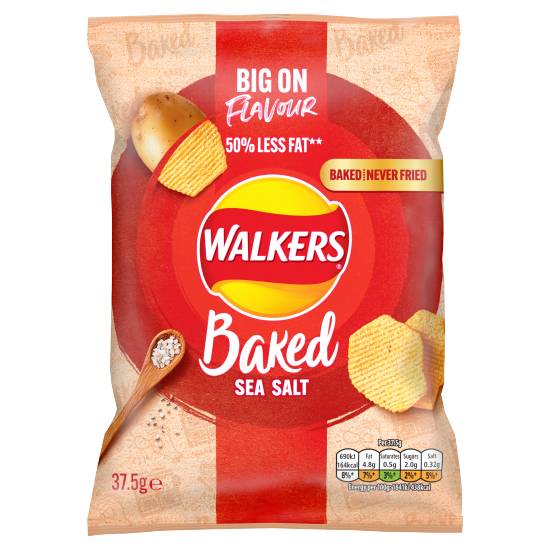 Walkers Baked Snacks Crisps (sea salt)