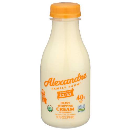 Alexandre Family Farms Organic A2/A2 Heavy Whipping Cream