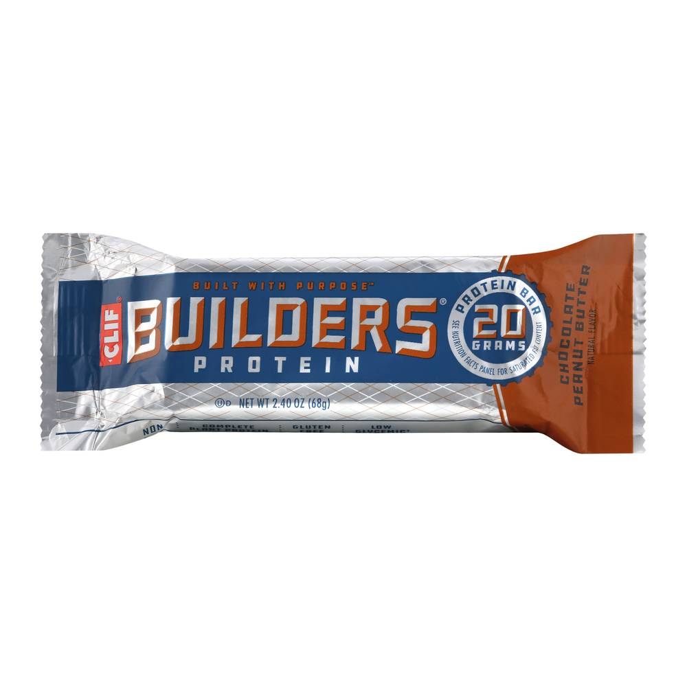 Clif Builders Protein Bar, Chocolate-Peanut Butter (2.4 oz)