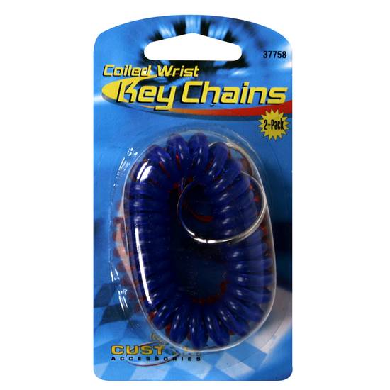 Custom Accessories Custom Coiled Wrist Key Chains