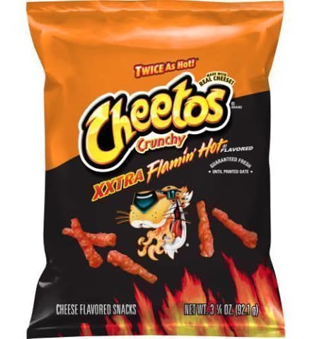 Cheetos Xxtra Flamin Hot Crunchy 3.25oz