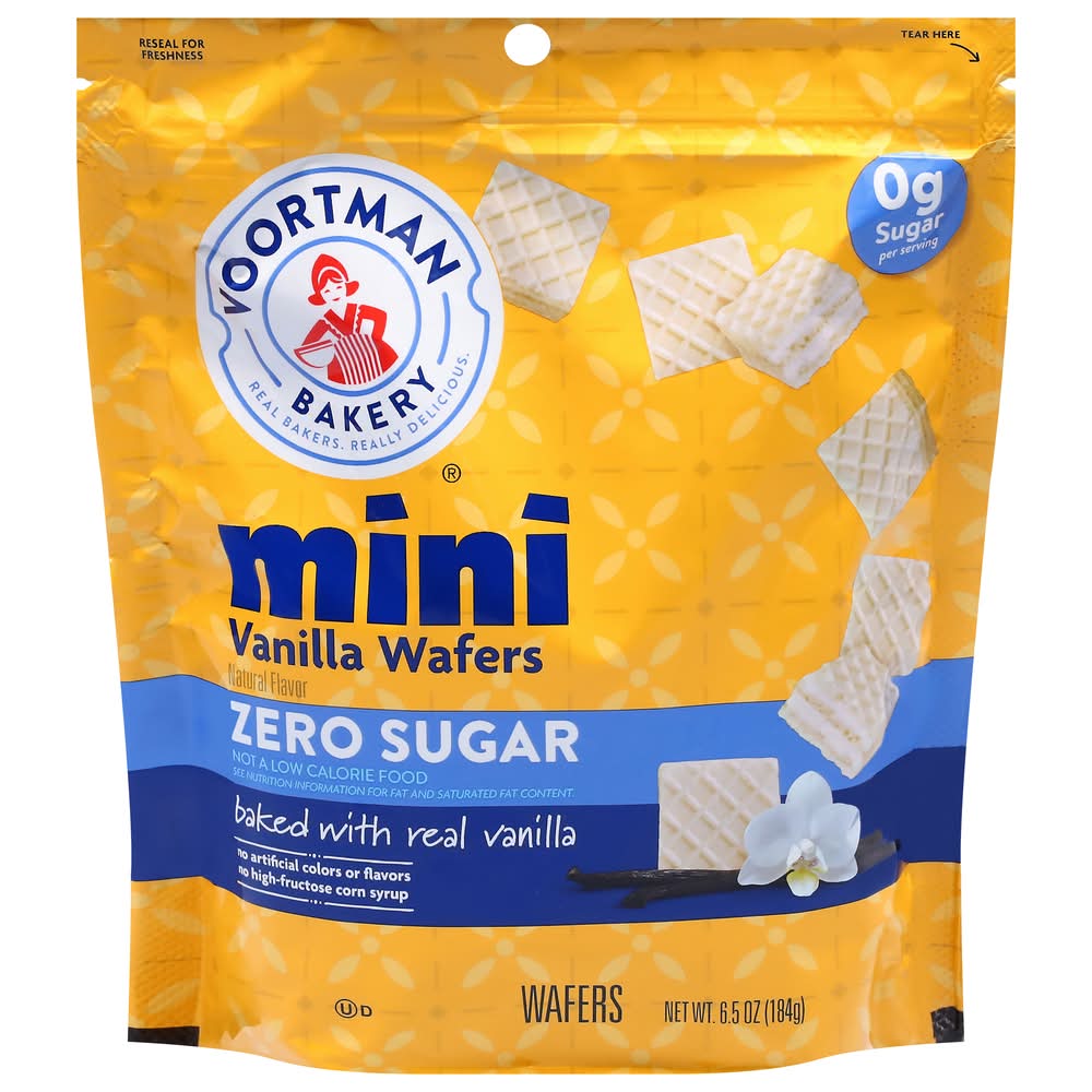 Voortman Bakery Zero Sugar Mini Vanilla Wafers (6.5 oz)