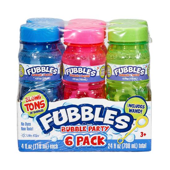 Fubbles Bubble Party 6 Pack