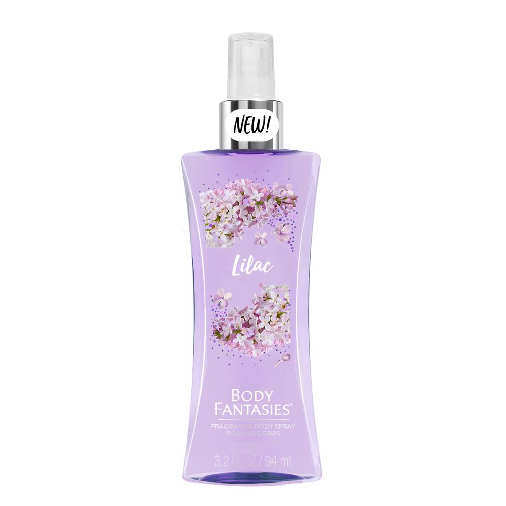 Body Fantasies Body Spray Lilac (3.2 oz)