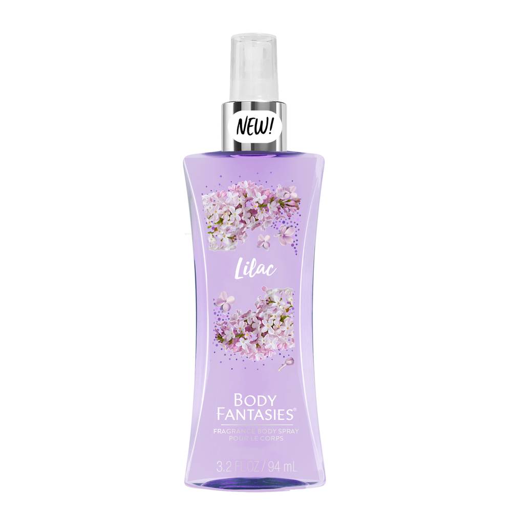 Body Fantasies Body Spray Lilac (3.2 Oz)