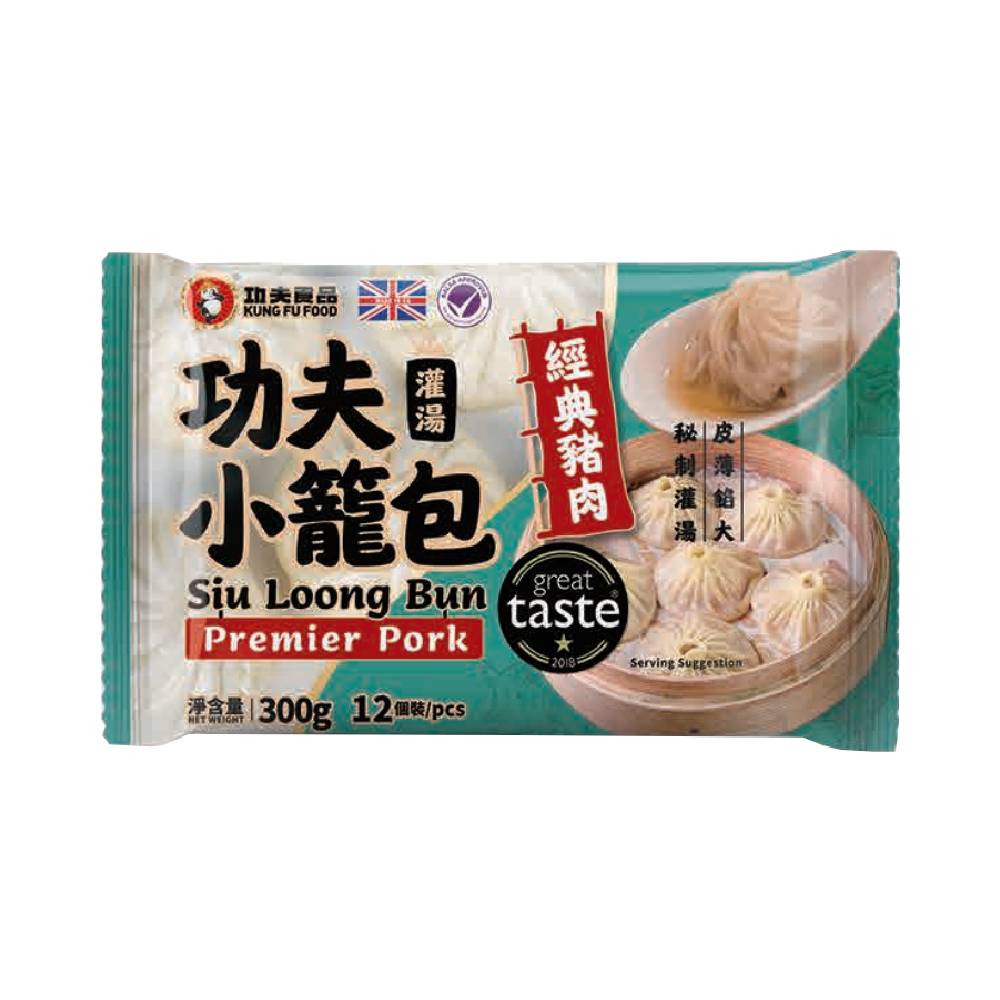 Kung Fu Food Frozen Pork Siu Loong Bun (12 ct)