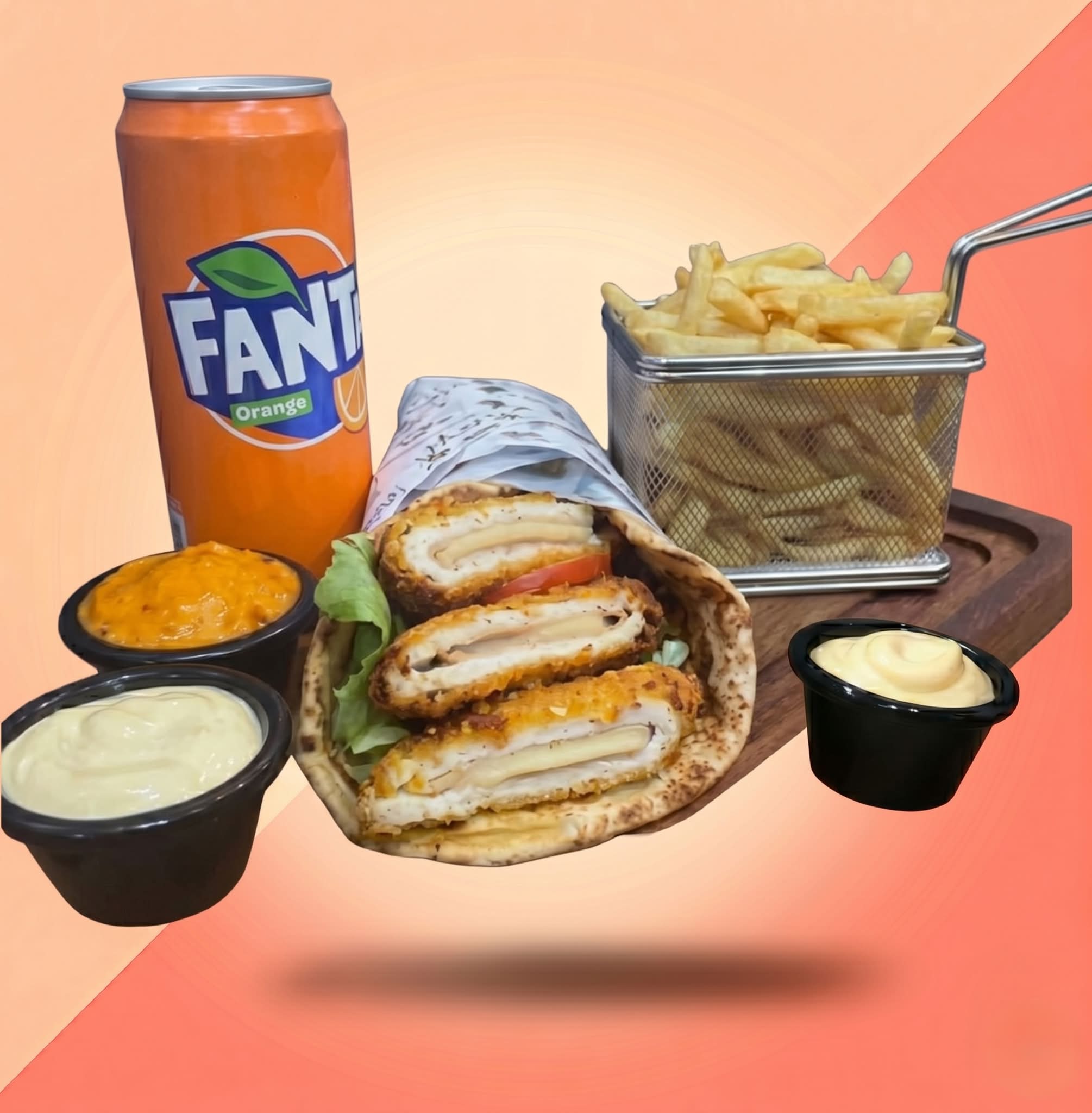 Menu Sandwich Cordon Blue