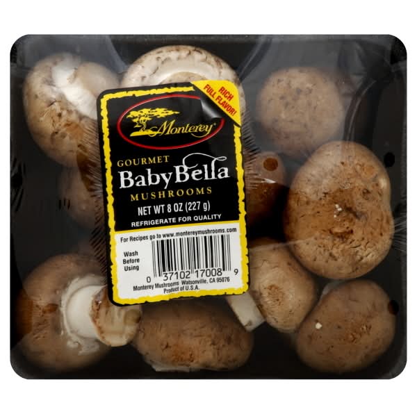 Monterey Gourmet Baby Bella Mushrooms (8 oz)