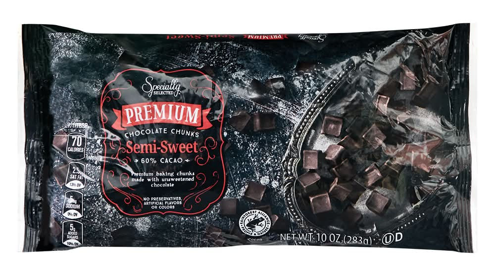 Specially Selected Premium Semi Sweet Chocolate Chunks (10 oz)