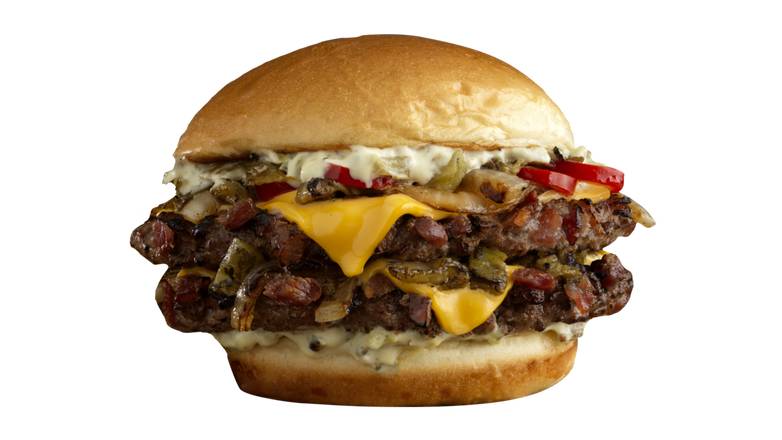Order Bacon Smashed Hatch Chile Burger food online from Wild Burger store, Gainesville on bringmethat.com