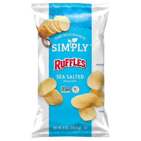Simply Sea Salted Potato Chips (sea salted )