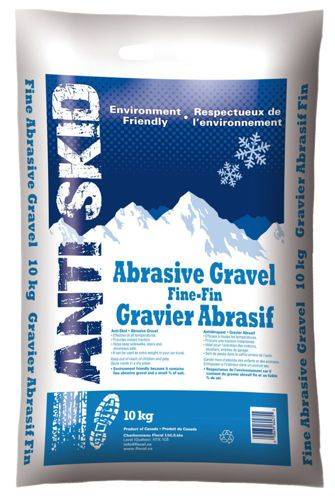 Anti-skid · Fine abrasive gravel - Gravier abrasif fin