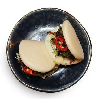 122. chili hoisin duck bao