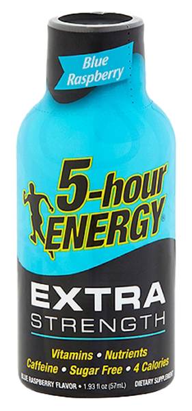 5-hour Energy Extra Strength Blue Raspberry 1.93oz