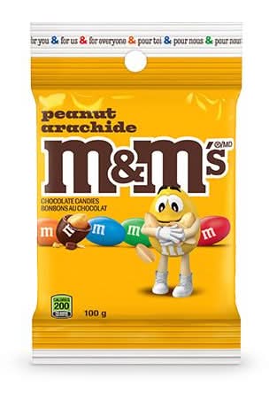 M&M's Chocolate Candies, Peanut (100 g)