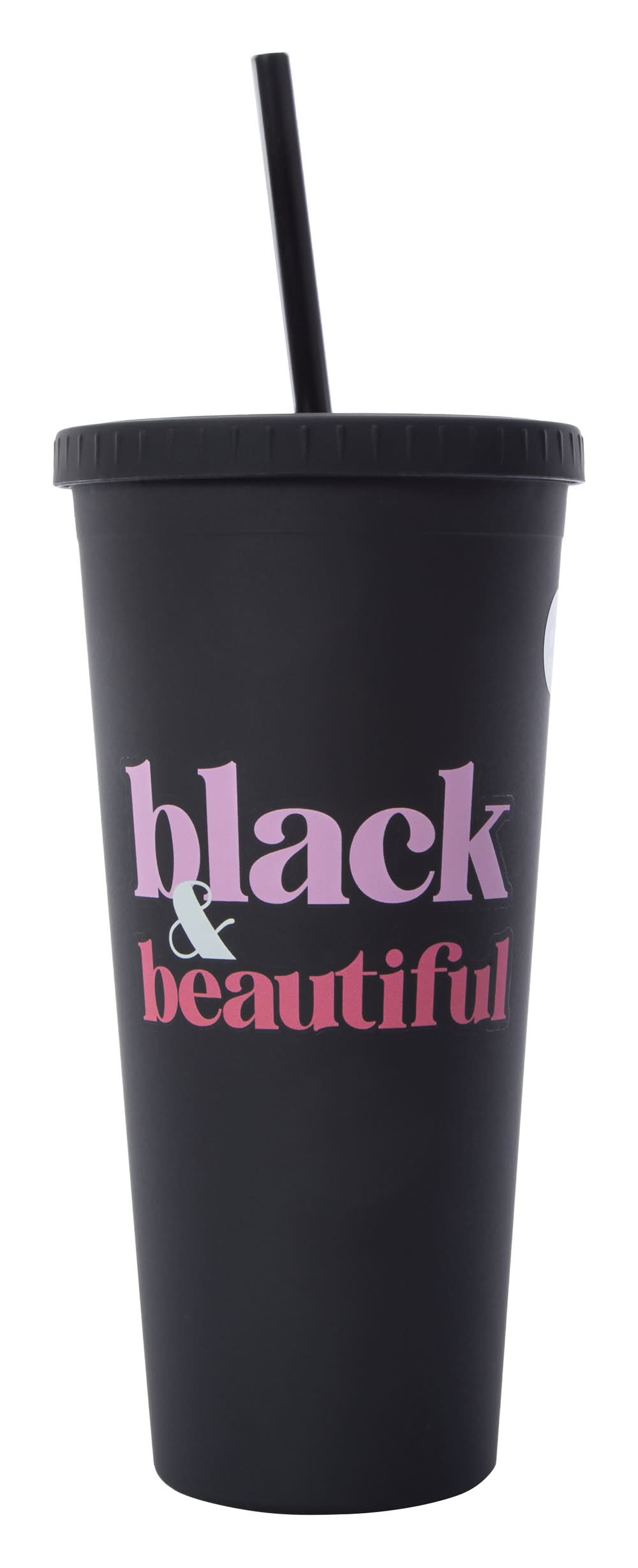 Black History Month Tumbler 24oz Black & Beautiful