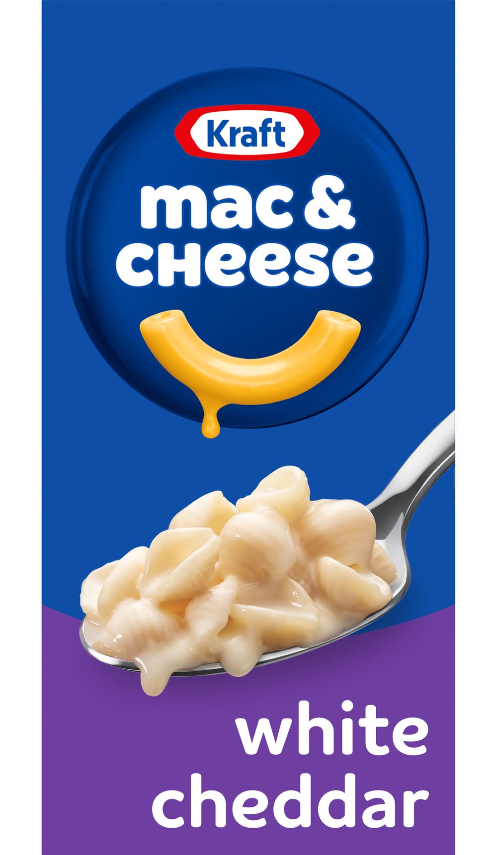 Kraft White Cheddar Macaroni & Cheese Dinner Pasta Shells (7.3 oz)
