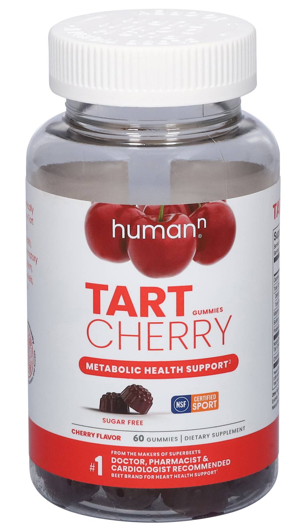 humanN Metabolic Health Support Tart Gummies, Cherry (60 ct)
