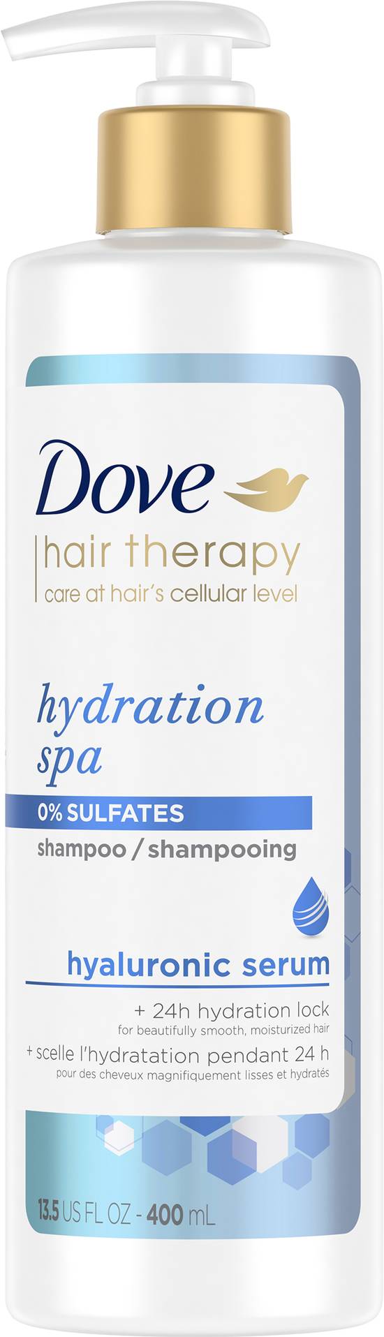 Dove Hyaluronic Serum Hydration Spa Shampoo