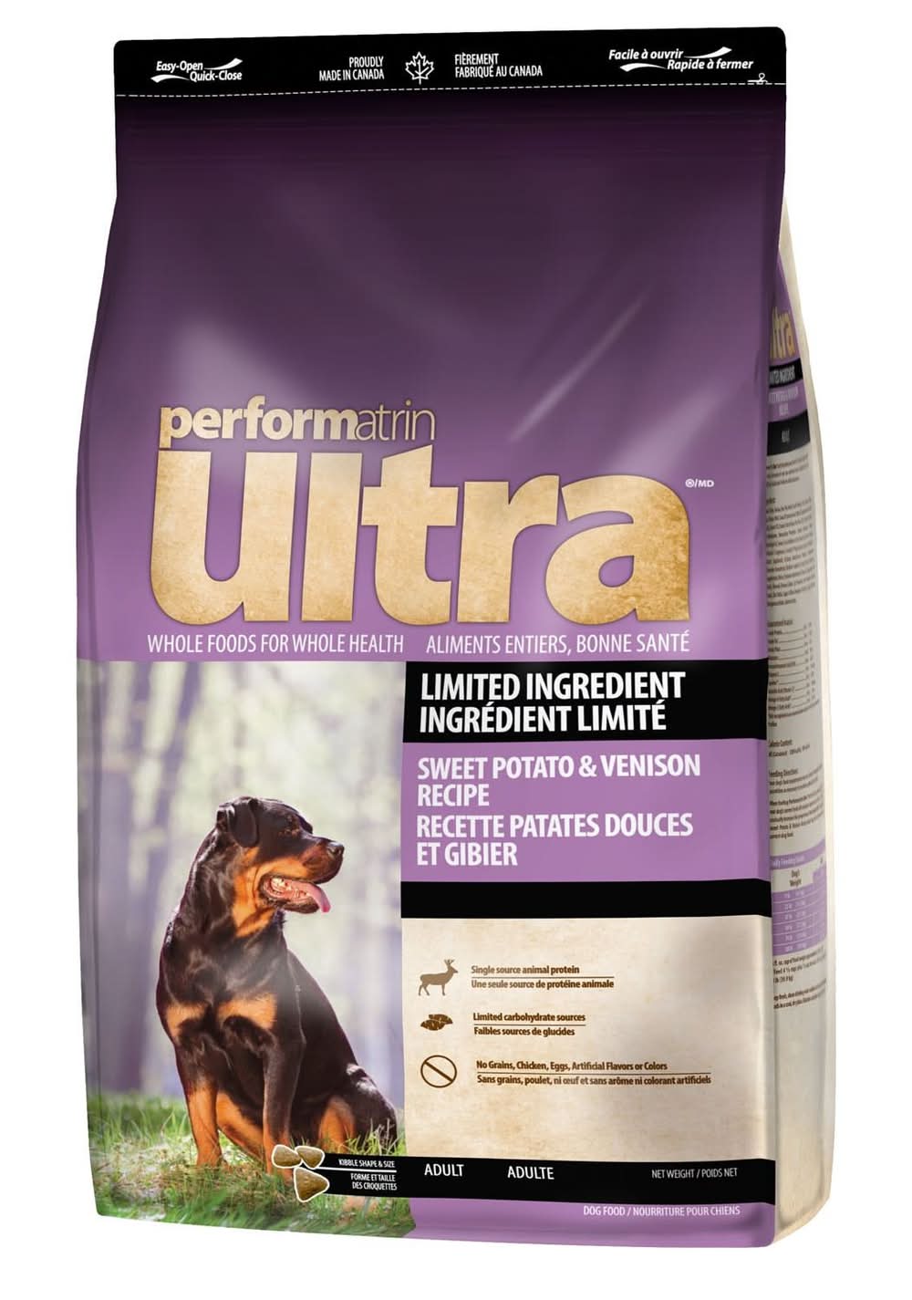 Performatrin Ultra Limited Ingredient Sweet Potato & Venison Recipe Adult Dog Food, 24 lb