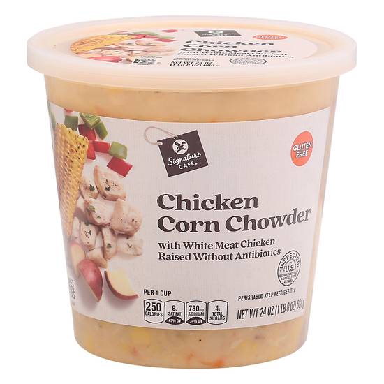 Signature Cafe Chicken Corn Chowder Soup (24 oz)