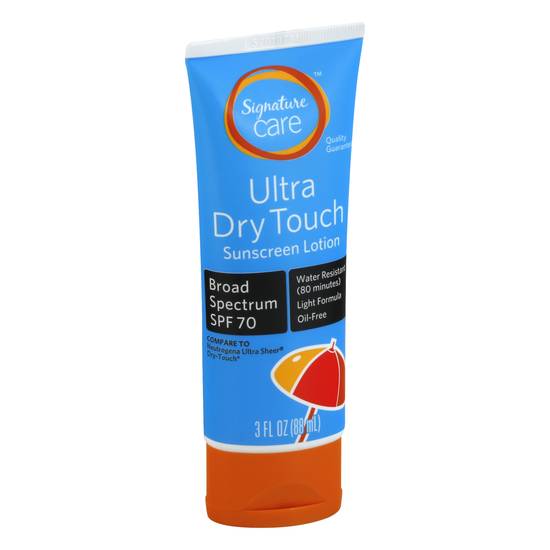 Signature Care Sunscreen Ultra Dry Touch Spf 70 (3 oz)