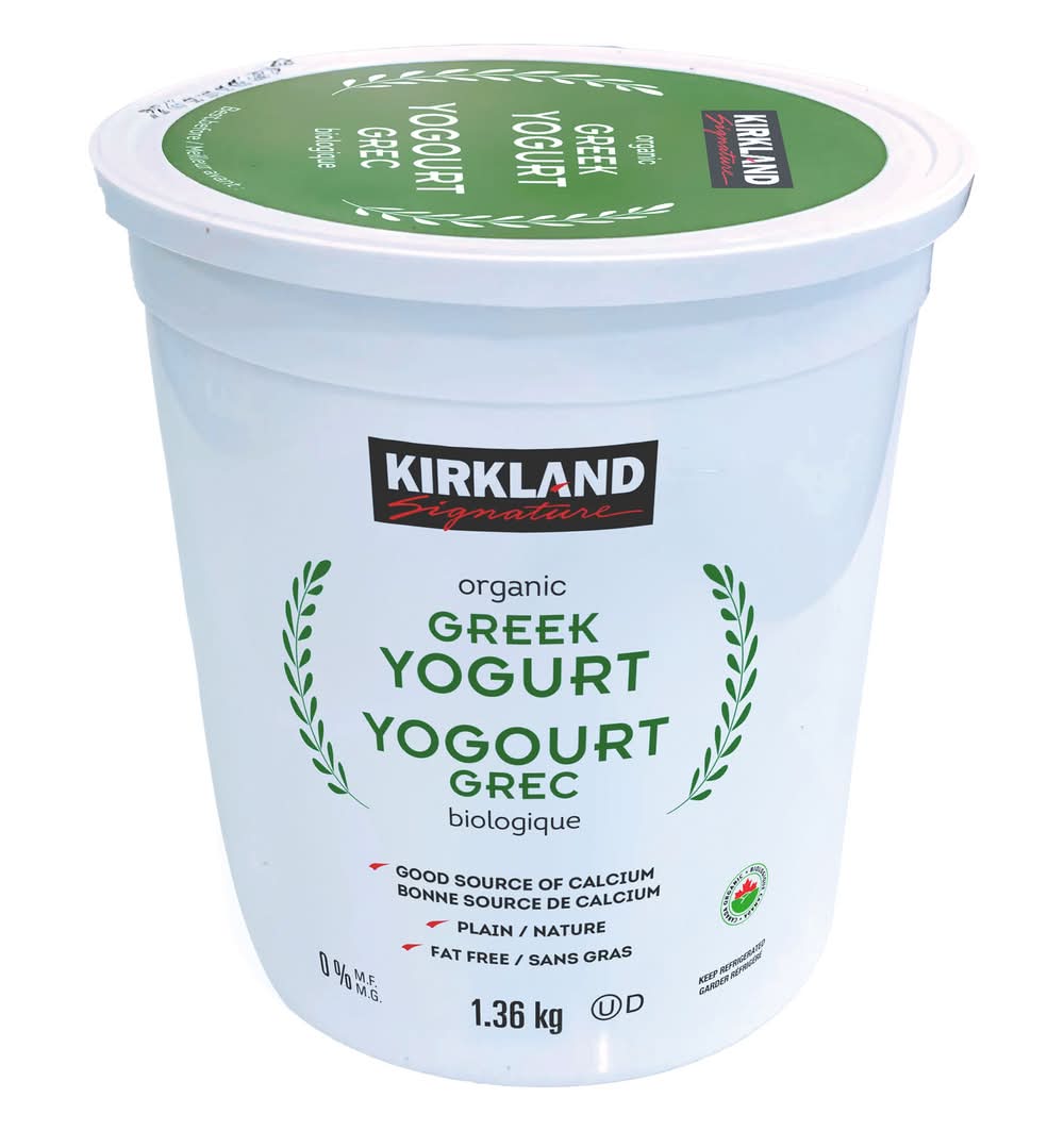 Kirkland Signature - Yogourt Grec Biologique, 1,36 Kg / Kirkland Signature Organic Greek Yogurt, 1.36 Kg