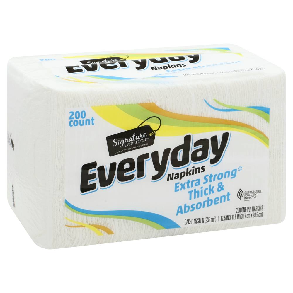 Signature Select Everyday Napkins (200 napkins)