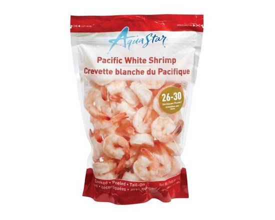 Aqua Star · Cooked & Peeled Pacific White Shrimp with Tail-On (32 oz)