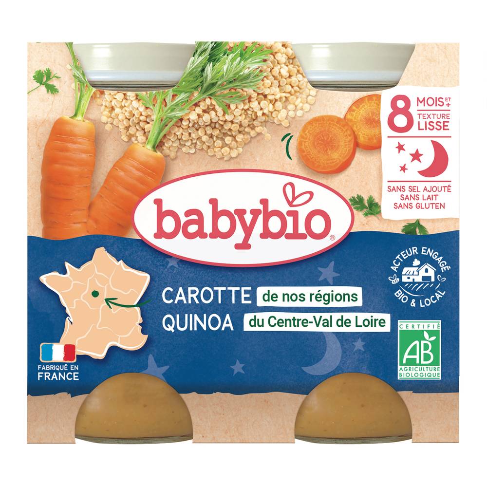 Babybio - Purée de légumes et quinoa aliment pour bébés, 8+ mois (2)