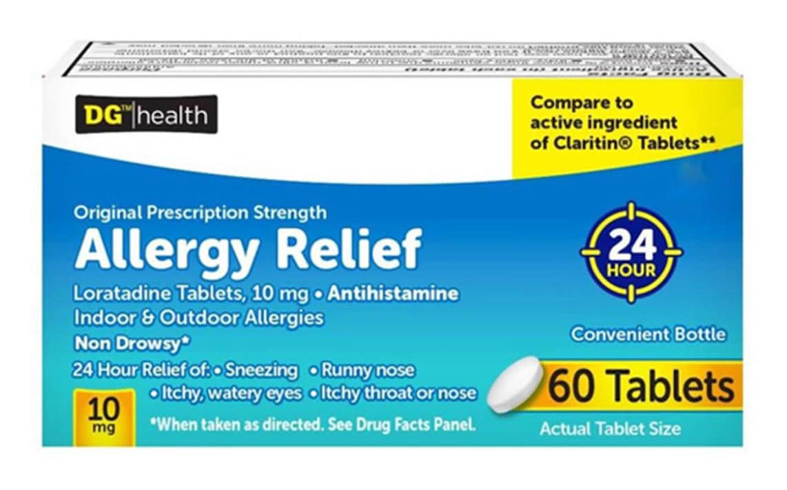 Dg Health Allergy Relief 24 Hour Non Drowsy