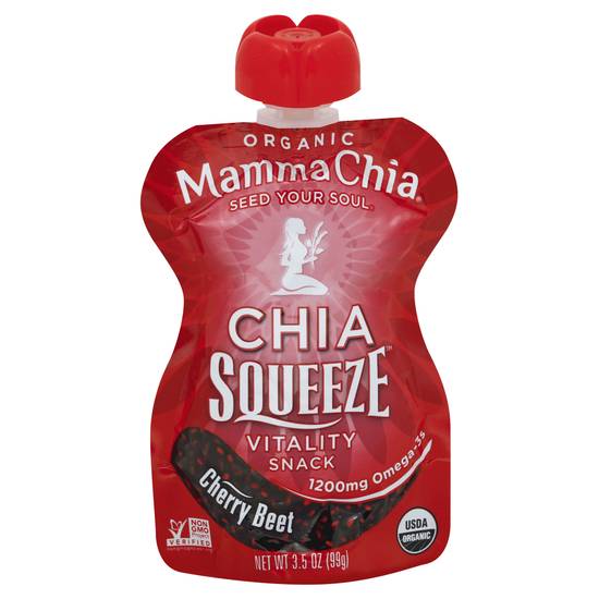 Mamma Chia Organic Cherry Beet Vitality Snack