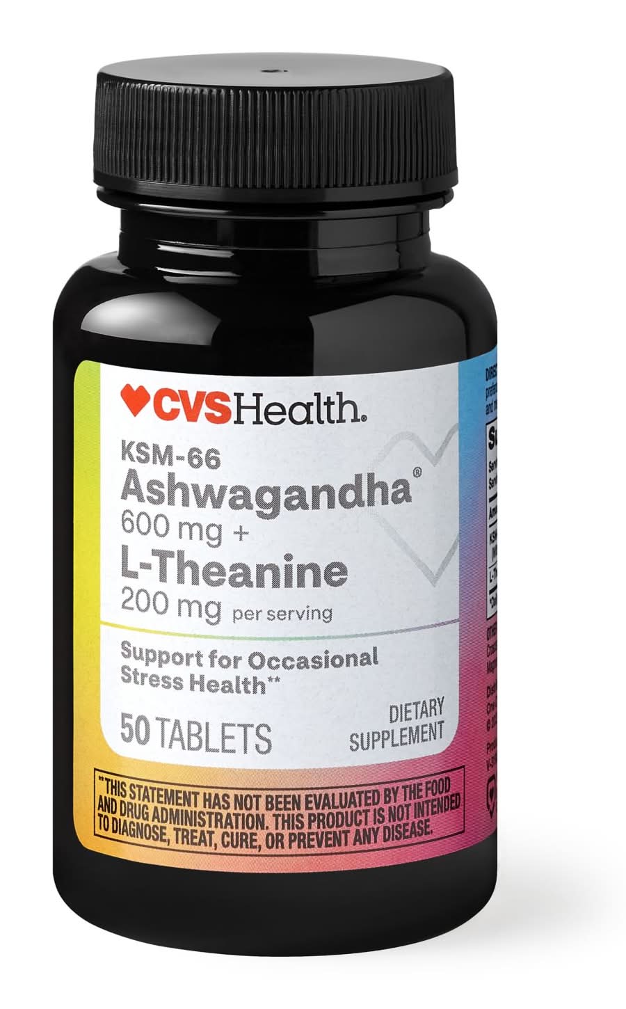 CVS Health Ashwagandha & L-Theanine Stress Relief Tablets (50 ct)