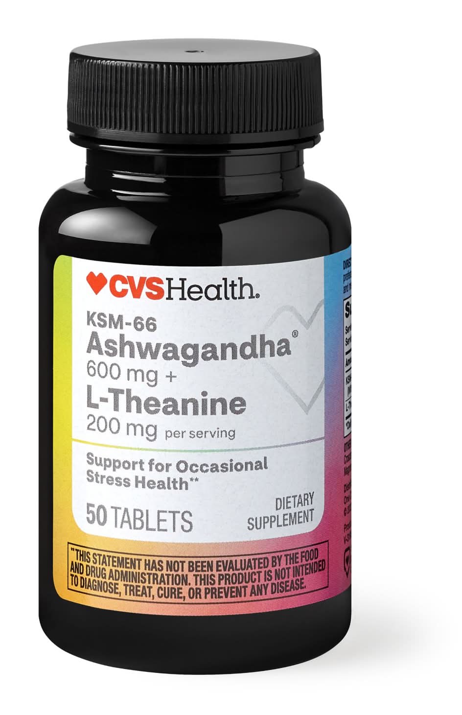 CVS Health Ashwagandha & L-Theanine Stress Relief Tablets (50 ct)