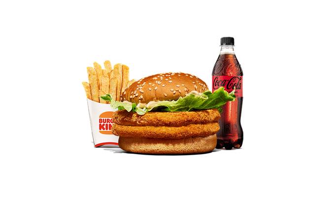 King Deals Menu Double Chicken Burger