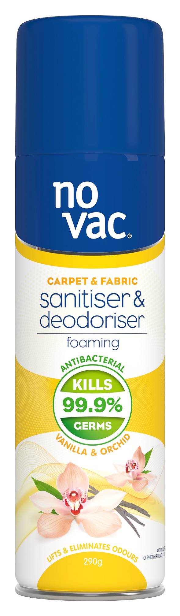 No Vac Carpet Sanitiser & Deodoriser (290g)